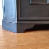 Buffet 2 portes "noir acier"