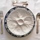 6 oyster plates in pillivuyt white porcelain
