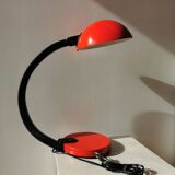 Vintage Red Desk Lamp: Mid-Century Modern Oslo Table Light