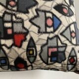 Coussin de soie ancienne Japon 1930