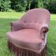 Pink toad armchair