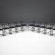 Postmodern "Tokyo" Dining Chairs by Rodney Kinsman for Bieffeplast, Italy, 1980s