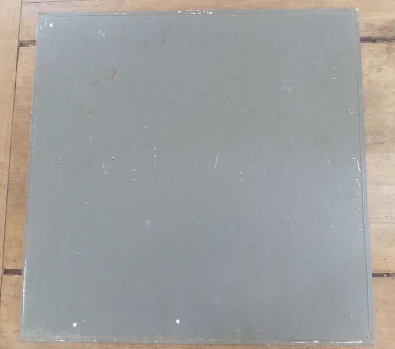 Old sheet metal plate "Drink Pepsi-Cola" 49x49cm 1960