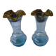 Paire de vases verrerie George Sand