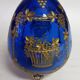 Oeuf verre style Fabergé Saint Petersburg