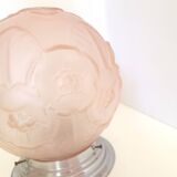 Art Deco molded glass ball chandelier ceiling light