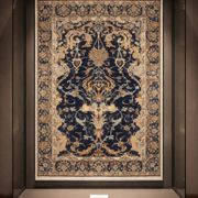Iranian oriental carpet Kashan - handmade: 1.42 x 2.00 metres in Wool and Silk