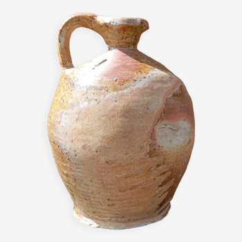 Antique raw sandstone jug, early 20th century