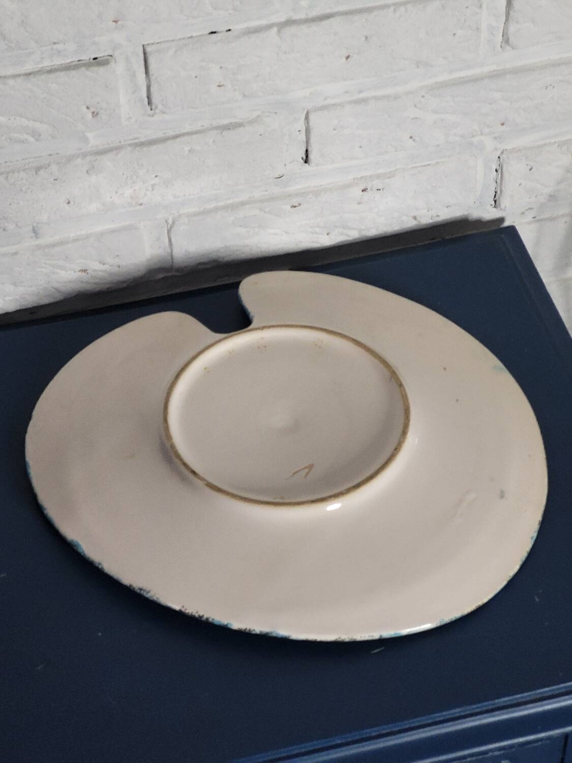 Plateau palette bleu