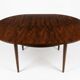 Scandinavian extendable table in rosewood from the 1960s, butterfly extension.