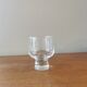 6 stackable vintage 70s stemmed glasses