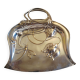 Silver metal shovel picks up crumbs WMF