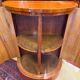 Antique Biedermeier Demi-Lune Mahogany Cabinet 1820