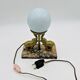 Art Deco ball and elephant lamp on marble base - 653001