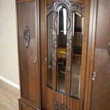Oak Bookcase in Brown, 1930s
