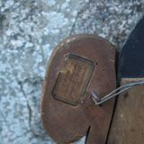 Art Deco mirror from the 1930s – Beveled glass & carved frame