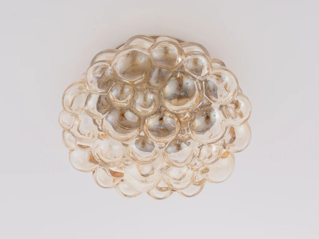 Helena Tynell for Glashutte Limburg amber bubble flush mount