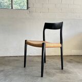 Set of 6 rare 'model 77' chairs, Niels O. Møller, JL Møllers Møbelfabrik, 60s