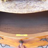 Louis XV chest of drawers in rosewood marquetry