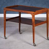 Bar Cart in Rosewood by Edmund Brouer, Denmark, 1970s