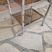 Vintage wheeled dessert table