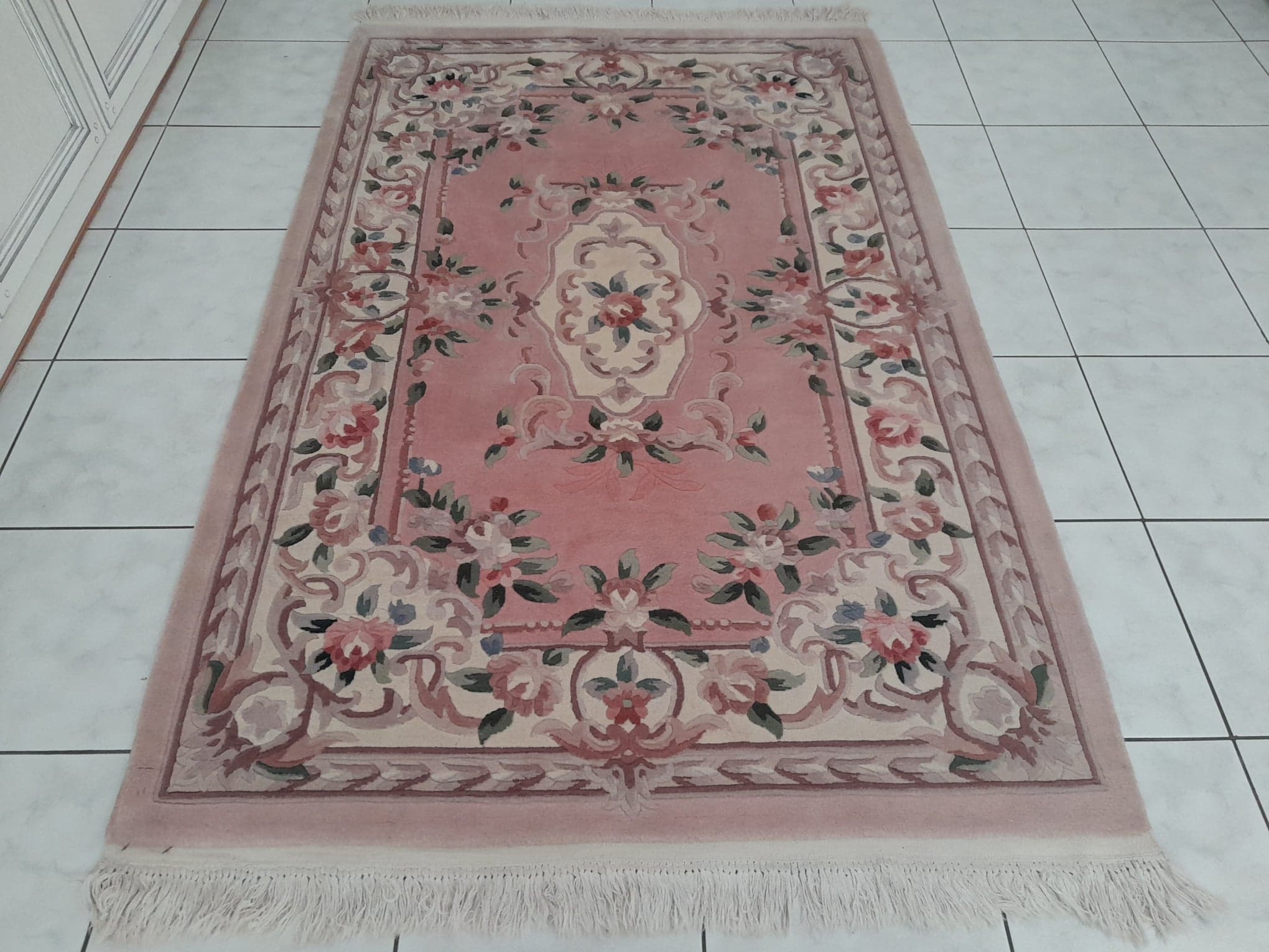 Chinese carpet style Aubusson handmade 186x123cm