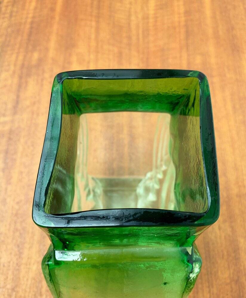 Vintage Finnish glass vase by Kaj Blomqvist for Kumela