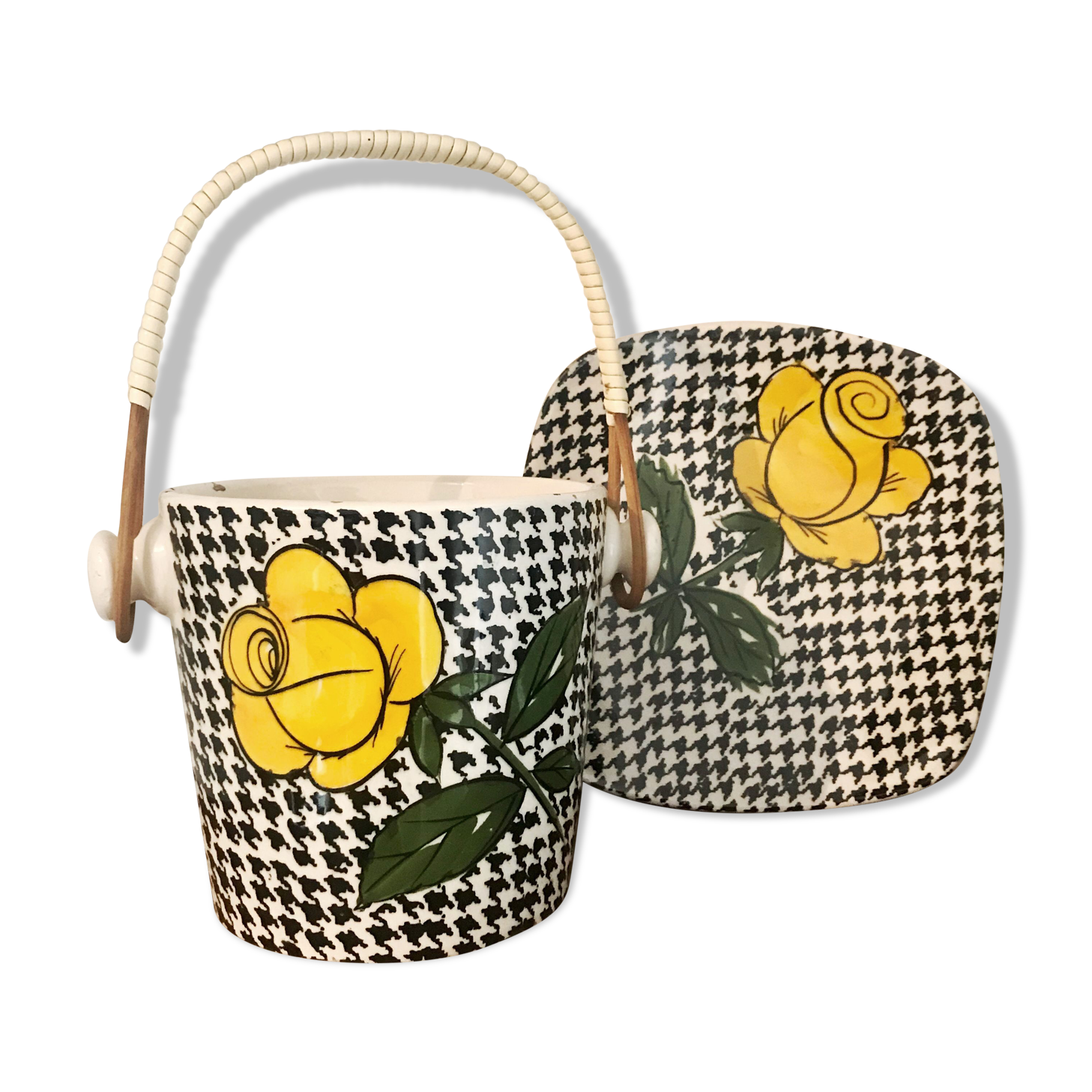 Bucket and ice plate