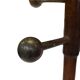 Vintage Wooden Sputnik Design Freestanding Coat Rack, 1970s, Brown