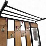 Porte-manteau vintage haut sur pied / porte-manteau de sol