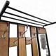 Vintage tall freestanding coat rack / floor coat rack