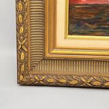 Still life painting with bouquet