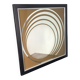 Grand miroir  Op Art, années 70,  Made in England
