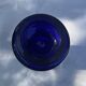 Pot d'apothicaire bleu cobalt vintage