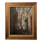 Tableau "La vie au ksar"