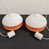 Space age suspensions from the 70s in opaline