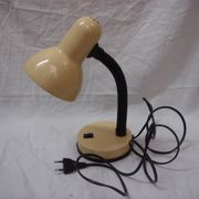 Lampe de bureau métal jaune de 1970