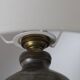 Enamelled stoneware ceramic lamp France 1970