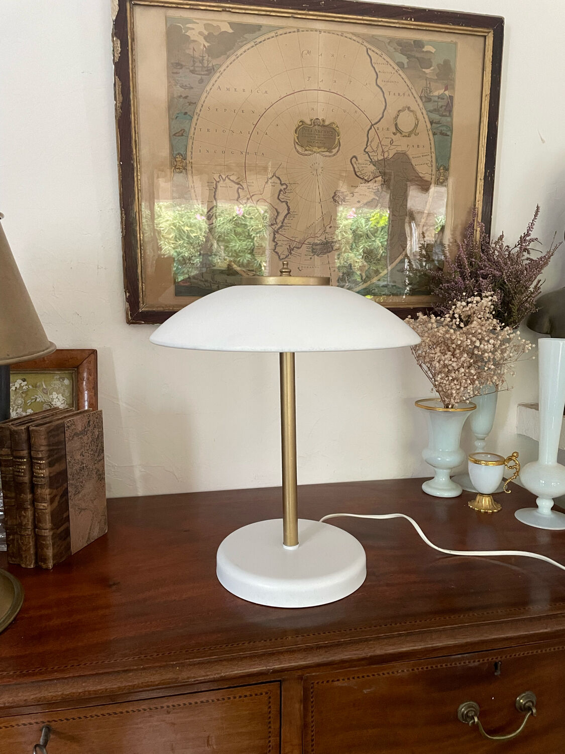 Vintage mushroom lamp