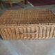 Antique wicker trunk