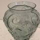 Sculpted glass vase
