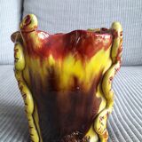 Vintage vase signed with a snake decoration