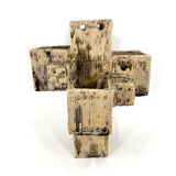 Vase en céramique brutaliste, années 1960