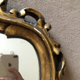 Gilded wood mirror