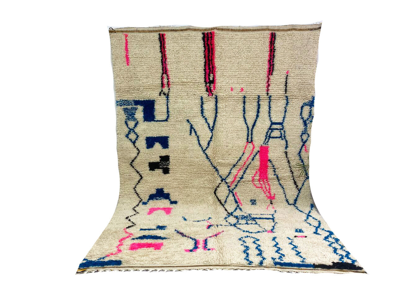 Handcrafted Moroccan Berber rug 200 x 285 CM