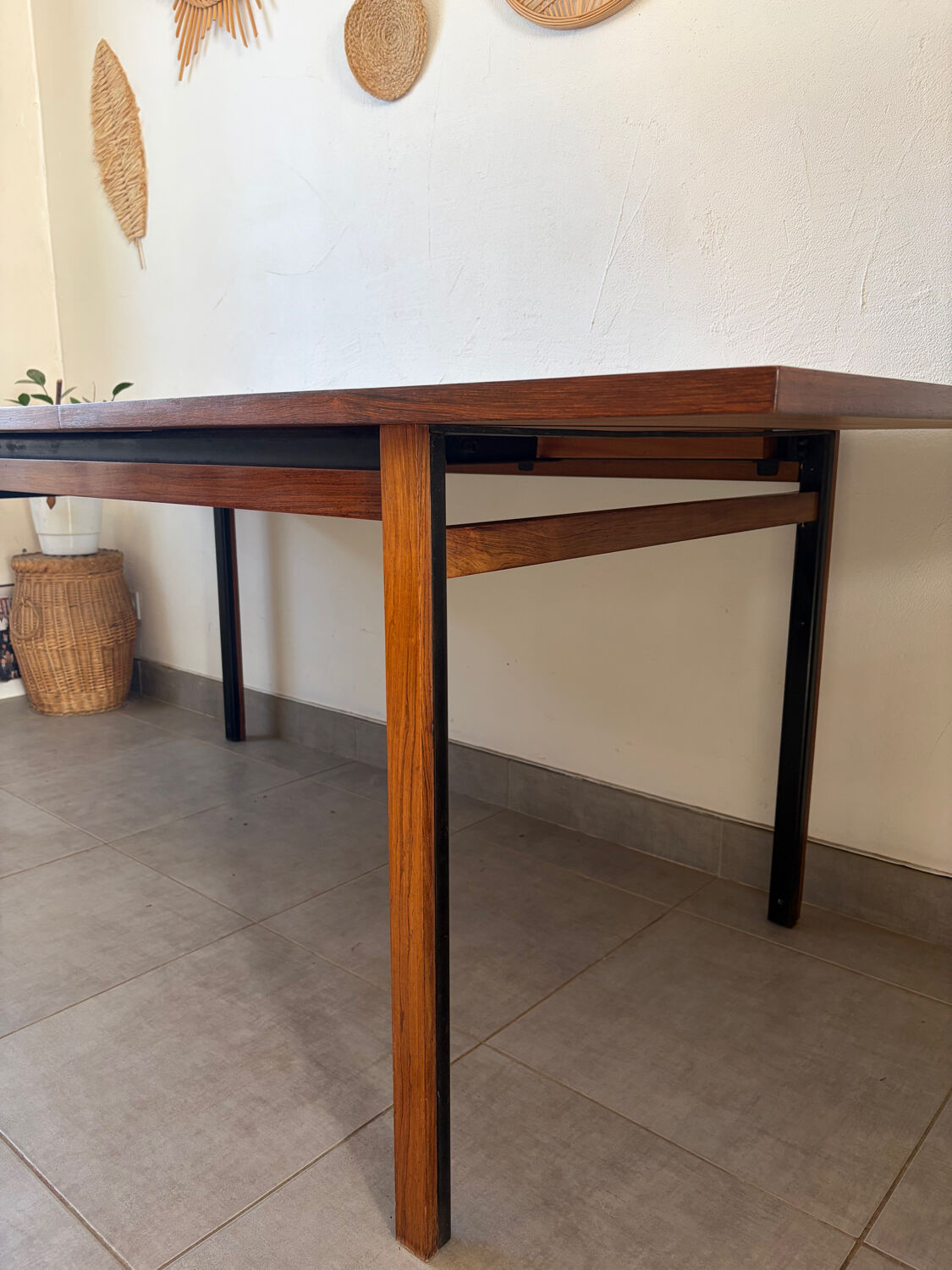 Vintage designer extendable table