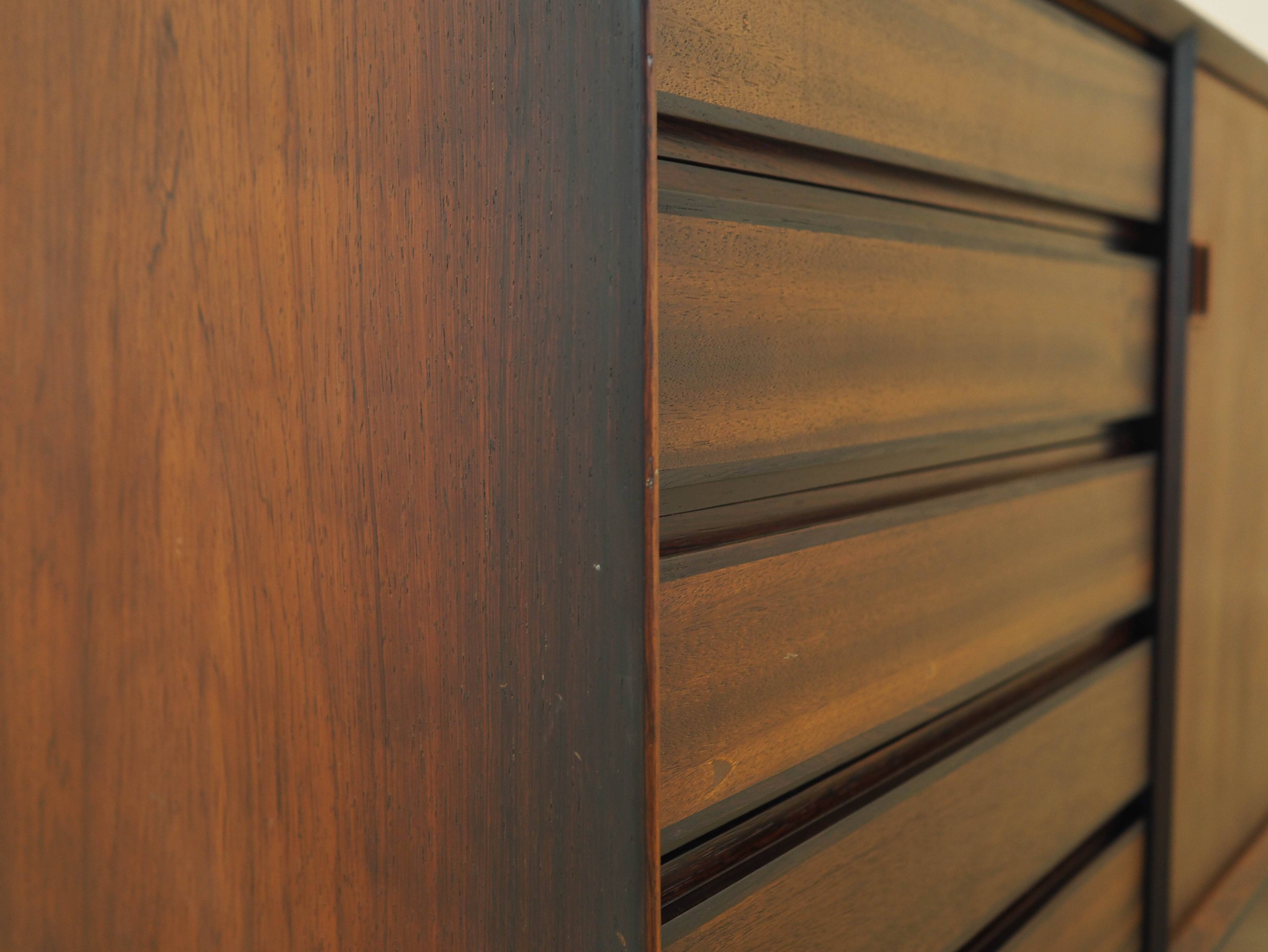Rosewood sideboard, Danish design, 1970s, made in Denmark