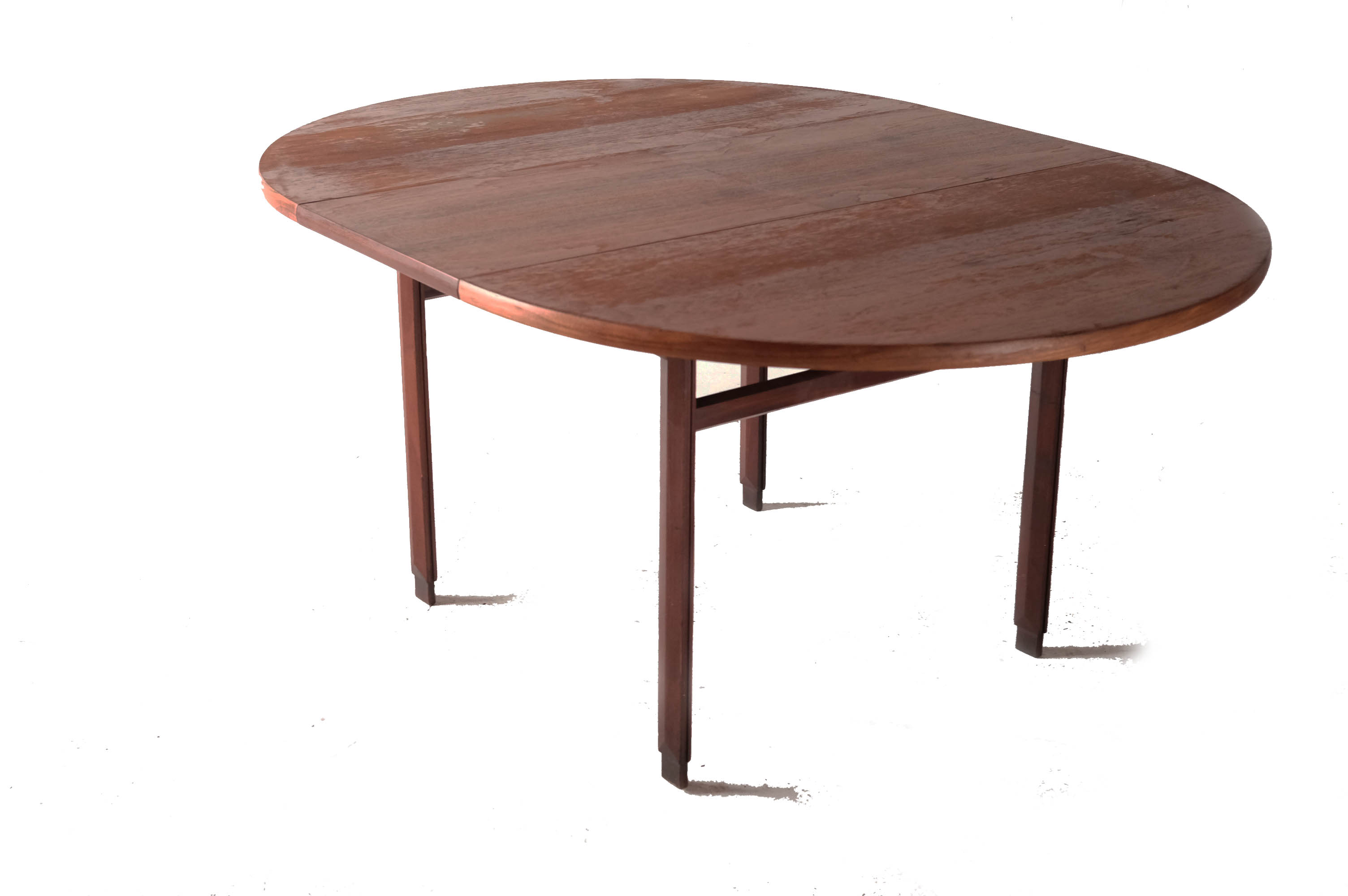 Mid-Century Oval Dinning Table, Italy 1960s