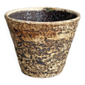 Petite jardinière en céramique vintage « Écorce de bouleau », pot de fleurs Chamotte