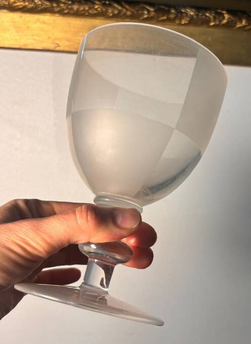 Hermès glass checkerboard